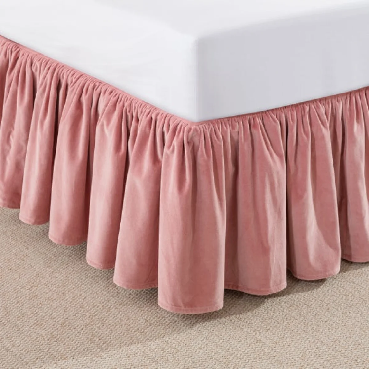 Clara Cotton Velvet Frilled Valance – image 2
