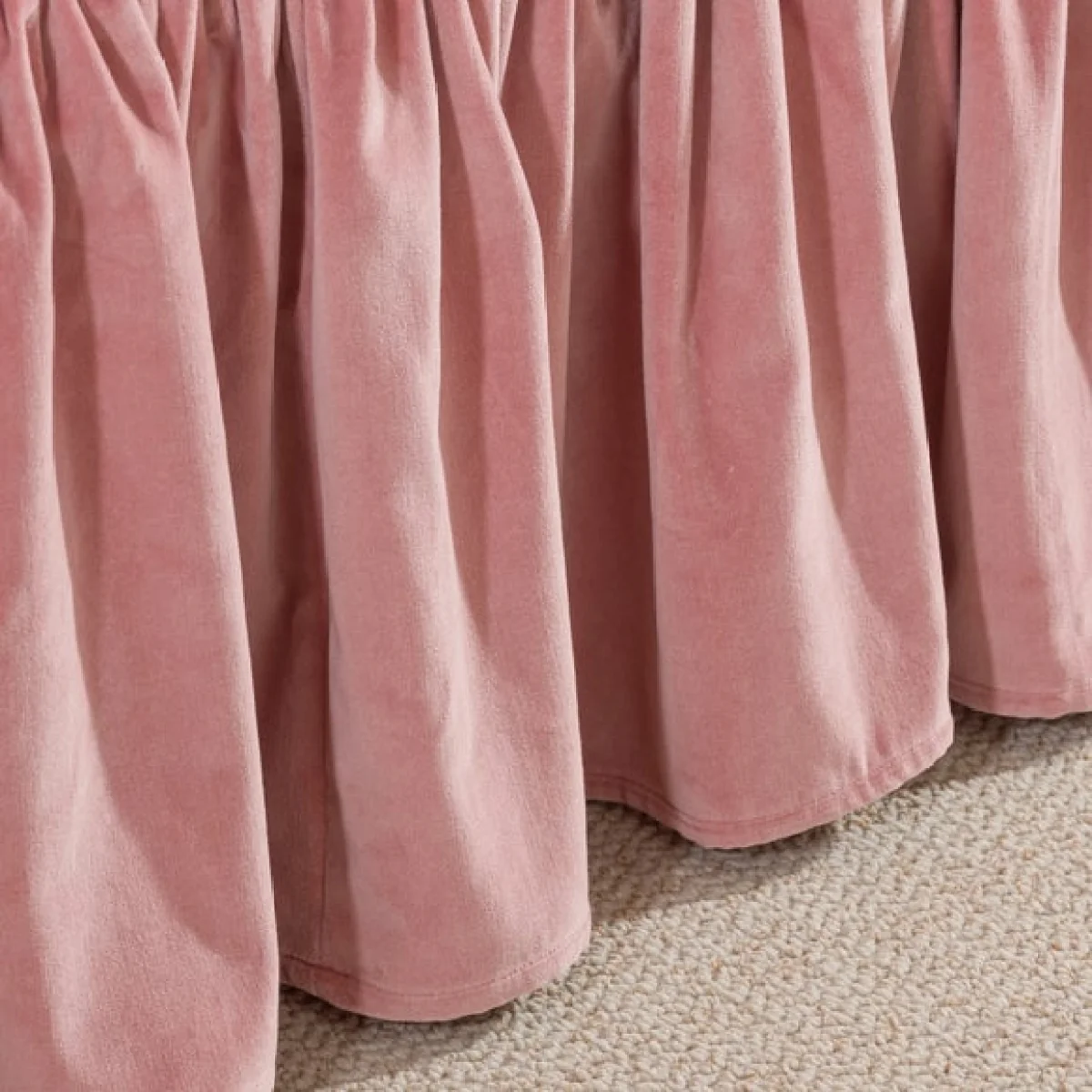 Clara Cotton Velvet Frilled Valance – image 3
