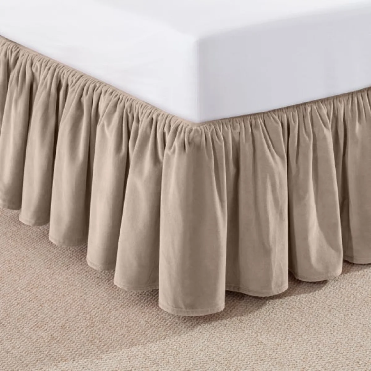Clara Cotton Velvet Frilled Valance – image 2