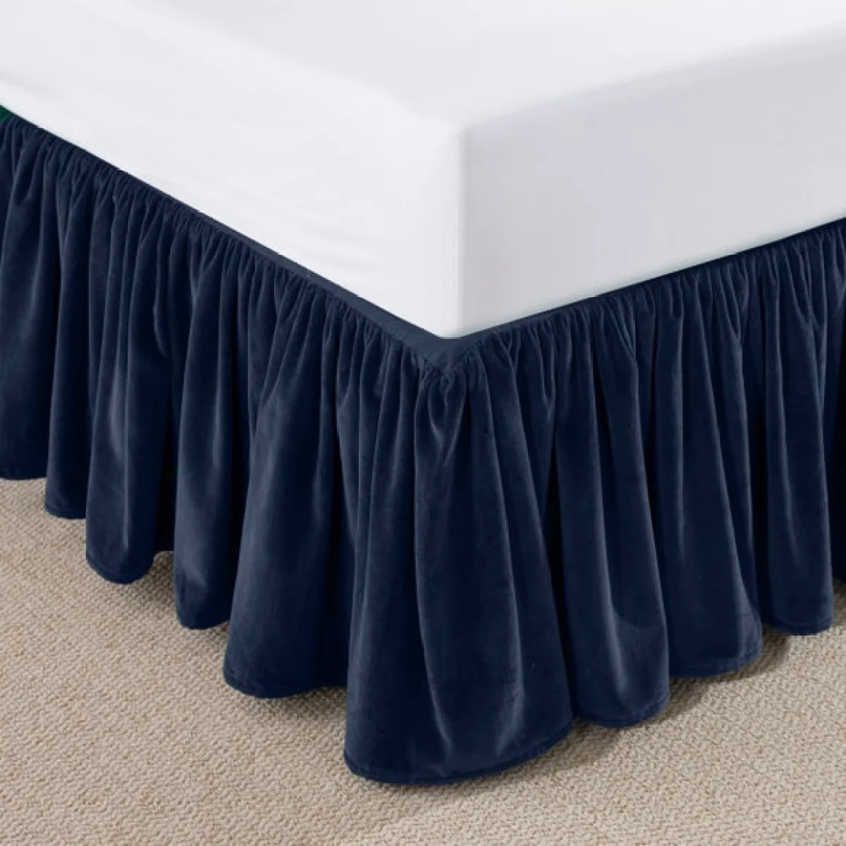 Clara Cotton Velvet Frilled Valance – image 2
