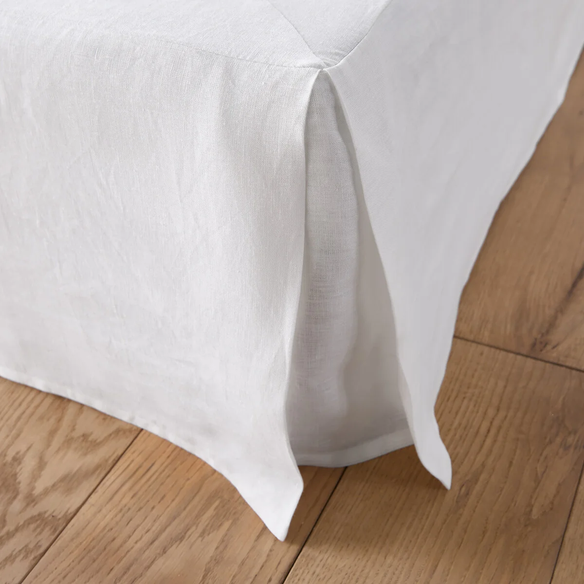 Abella Washed Linen Valance Sheet – image 3