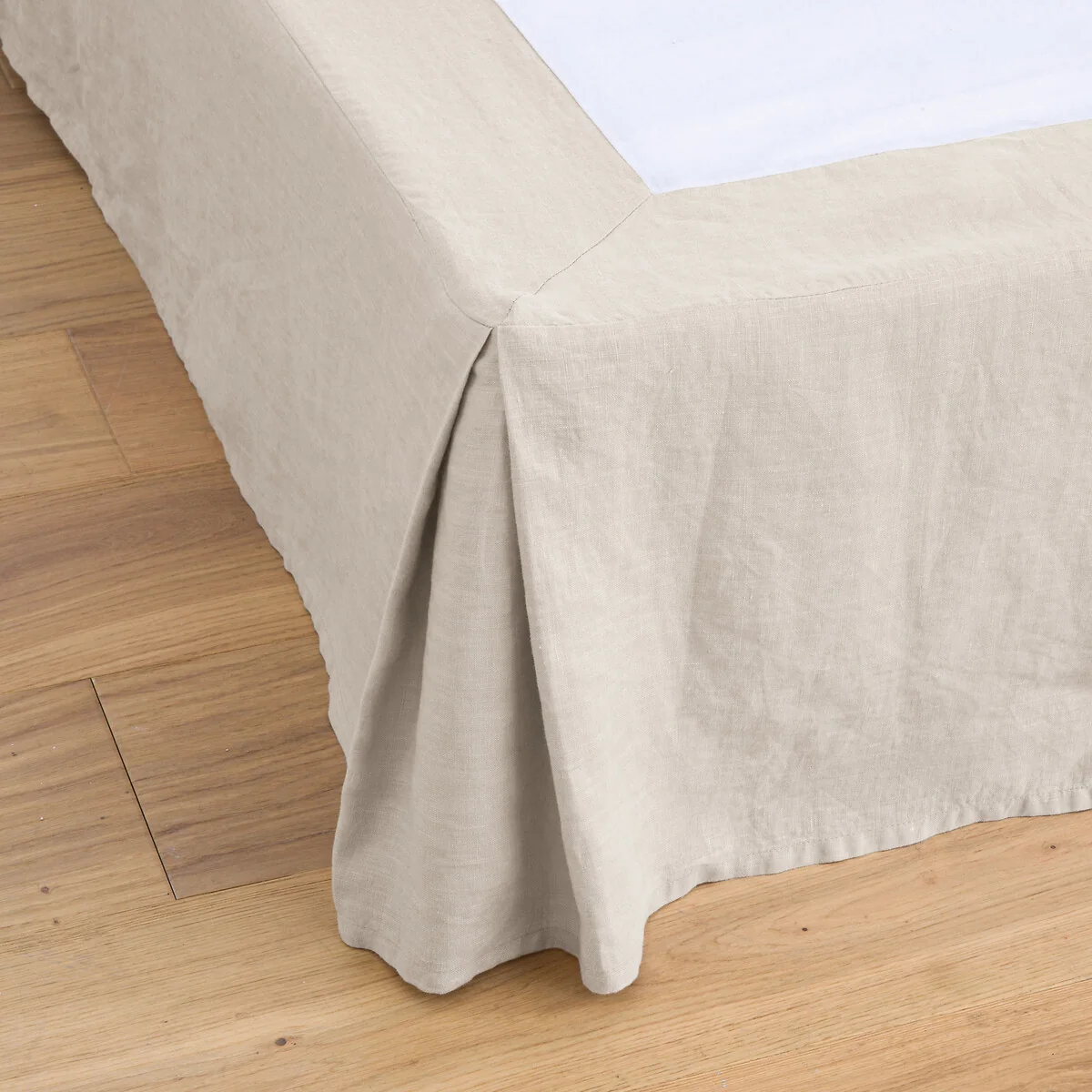 Abella Washed Linen Valance Sheet