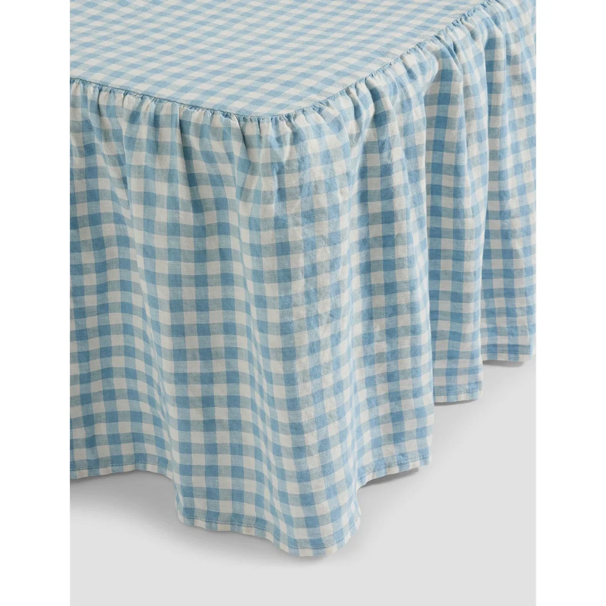 Piglet In Bed Linen Rich Gingham Valance Sheet Multi – image 4