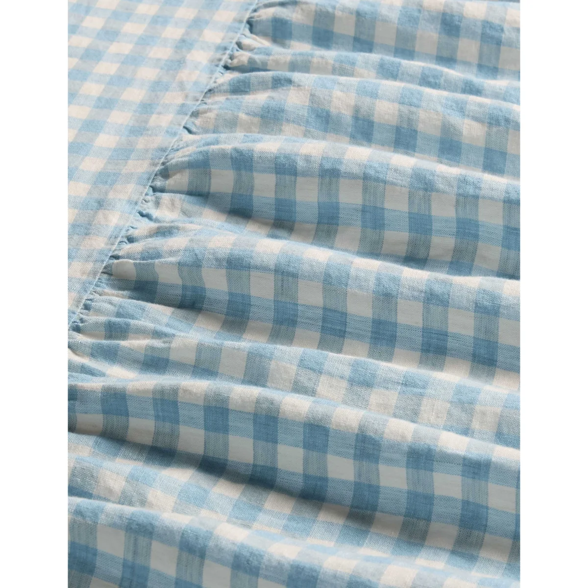 Piglet In Bed Linen Rich Gingham Valance Sheet Multi – image 3