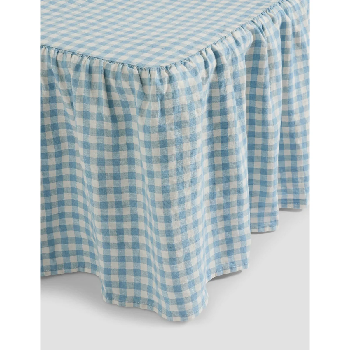Piglet In Bed Linen Rich Gingham Valance Sheet Multi – image 4