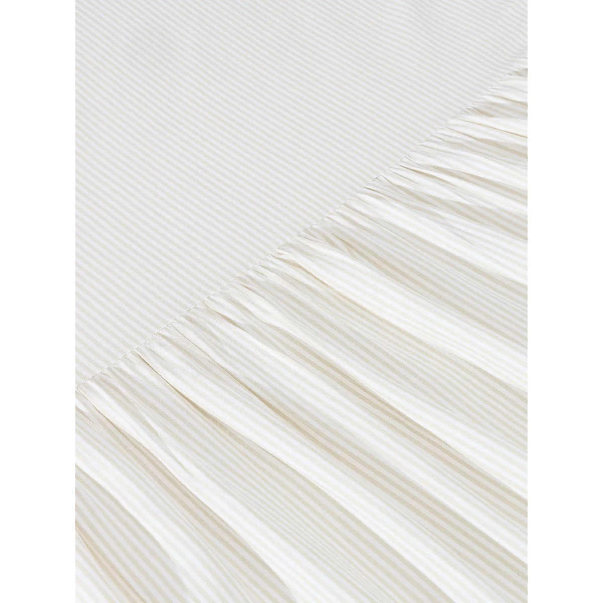 Striped Cotton Bed Valance Twyla with Ruffles – image 3