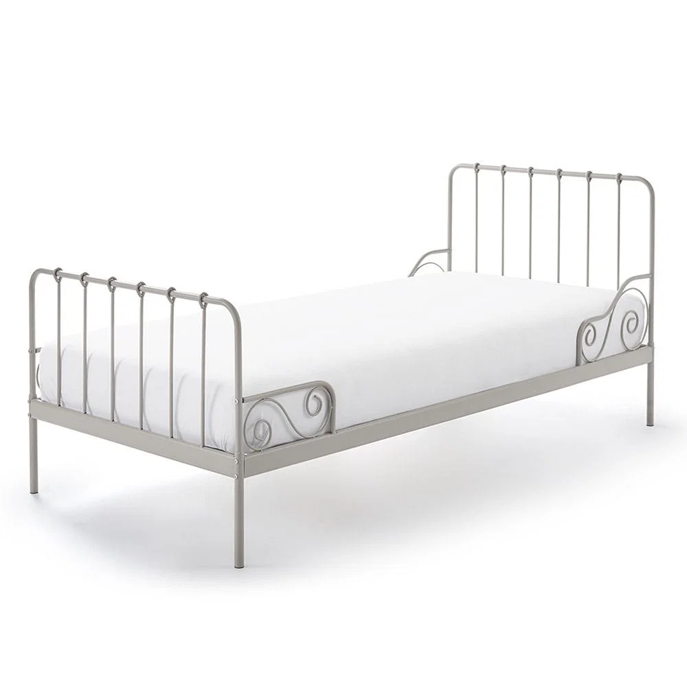 Vipack Alice Metal Single Kids Bed - Grey – image 4