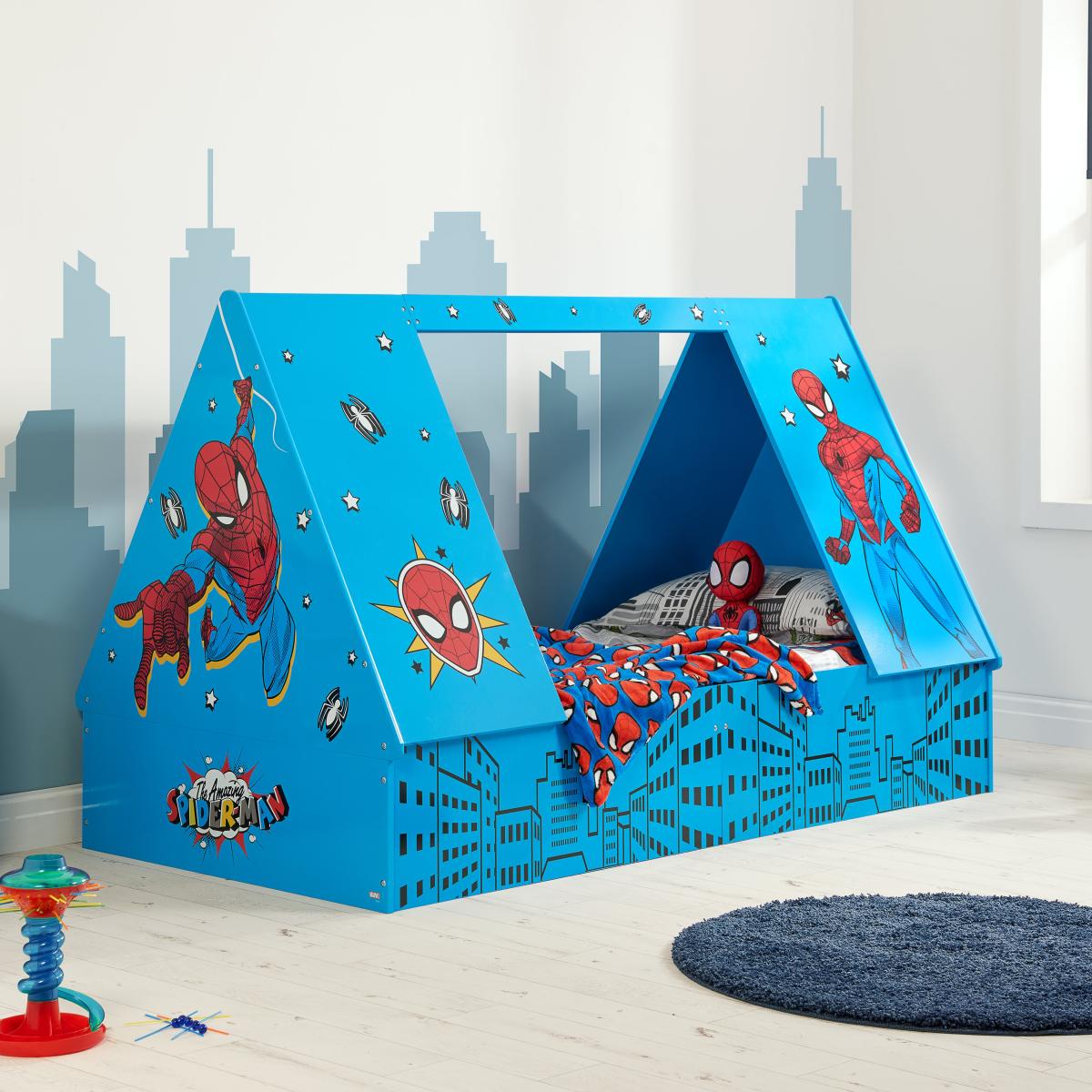 Spiderman Tent Single Bed Blue – image 1