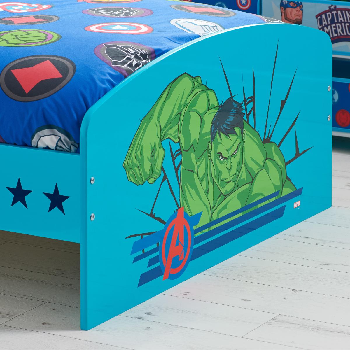 Marvel Avengers Single Bed Blue – image 4