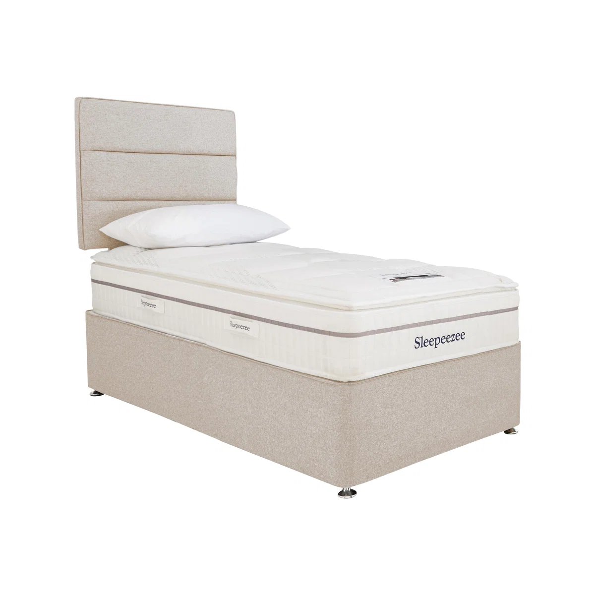 Sleepeezee - Calm 2200 Divan Set - Single - Cream – image 1
