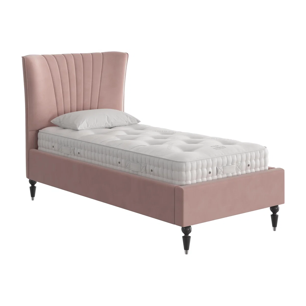 Narla Velvet Bed Frame - Single – image 1
