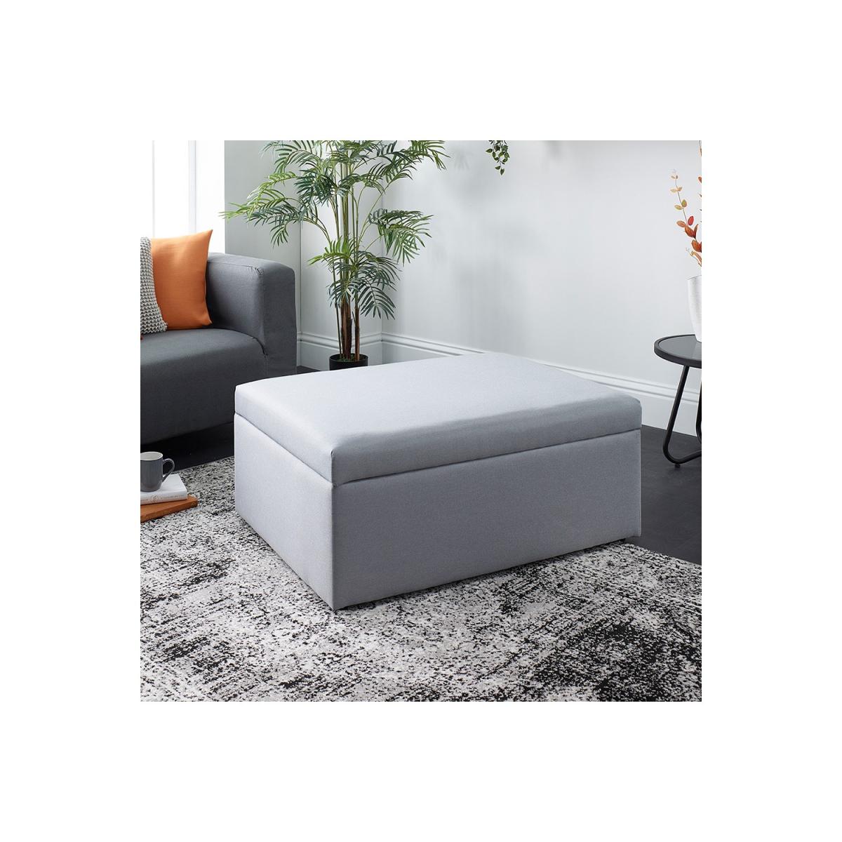 Grey Fabric Foldaway Single Guest Bed in a Box with Mattress - Aspire – image 3