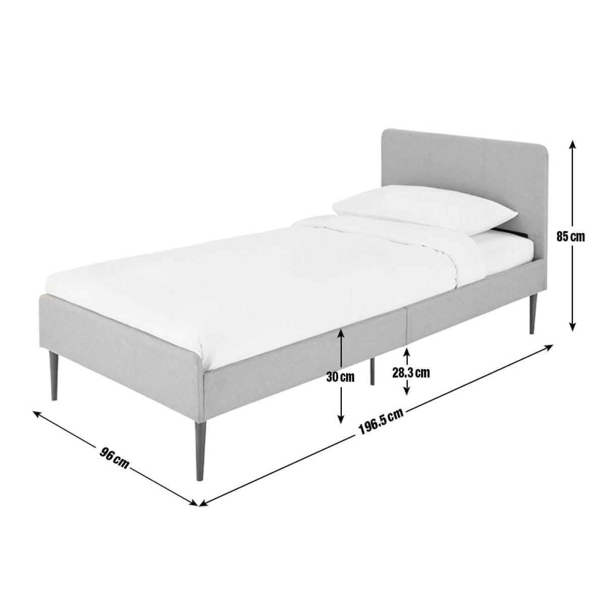 Habitat Kristopher Single Bed Frame - Grey – image 7