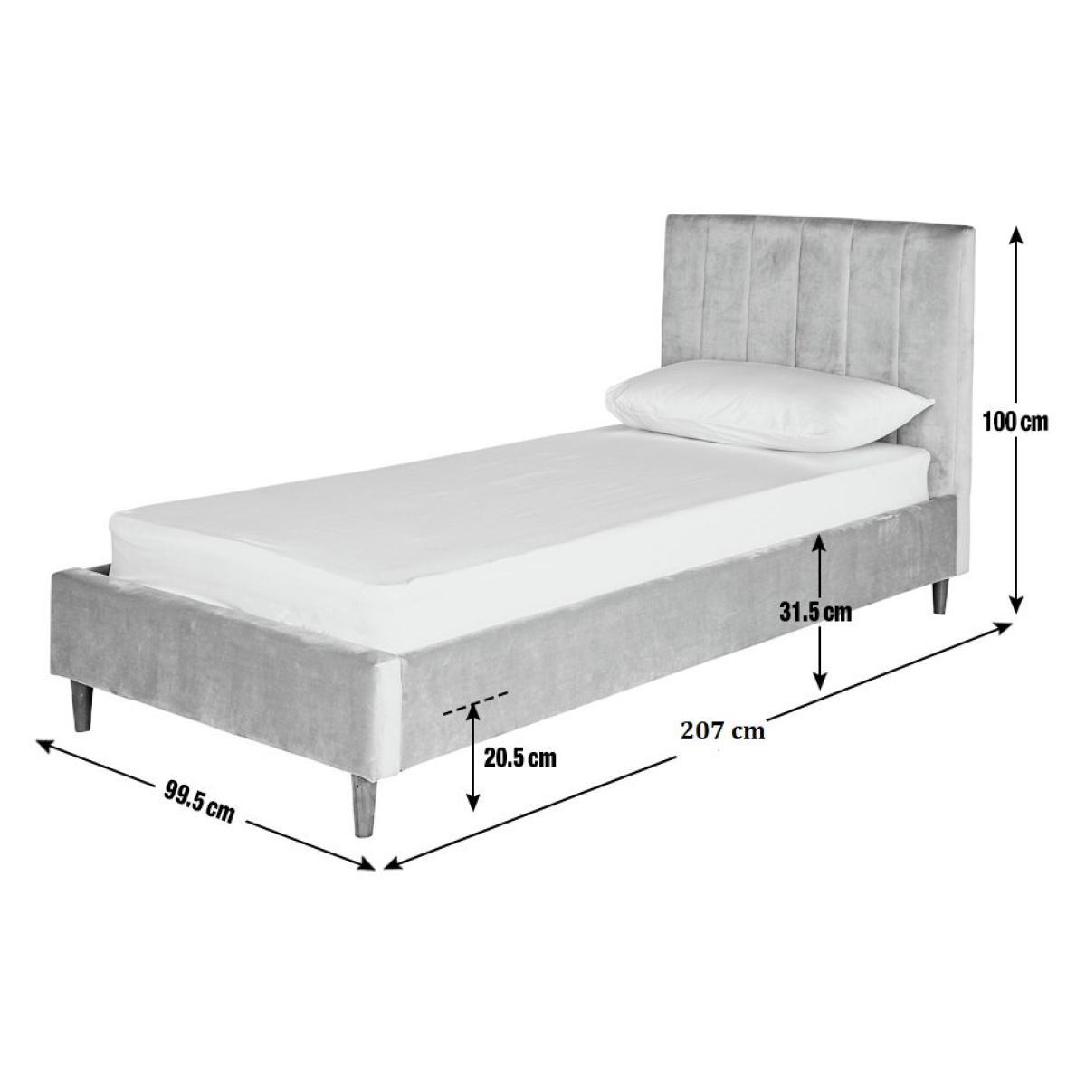 Habitat Pandora Single Bed Frame - Grey – image 8
