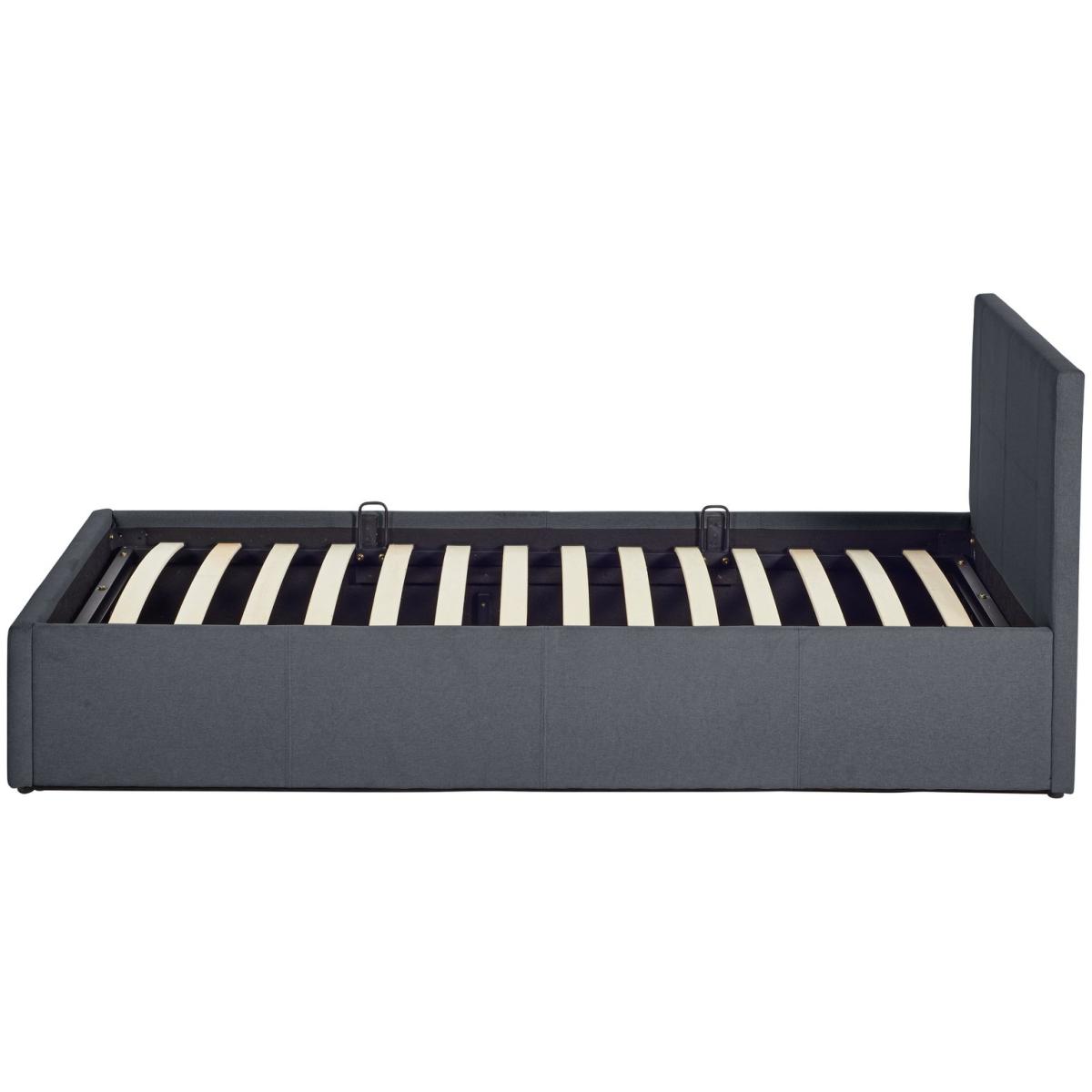 Habitat Heathdon End Open Ottoman Single Bed Frame - Grey – image 3