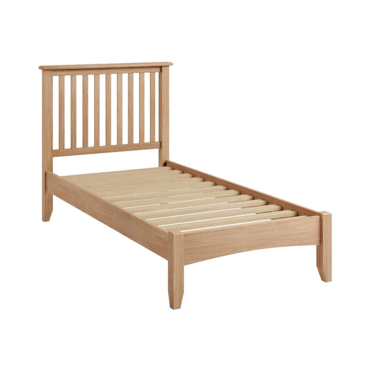 Skylar Light Oak Single Bed – image 1