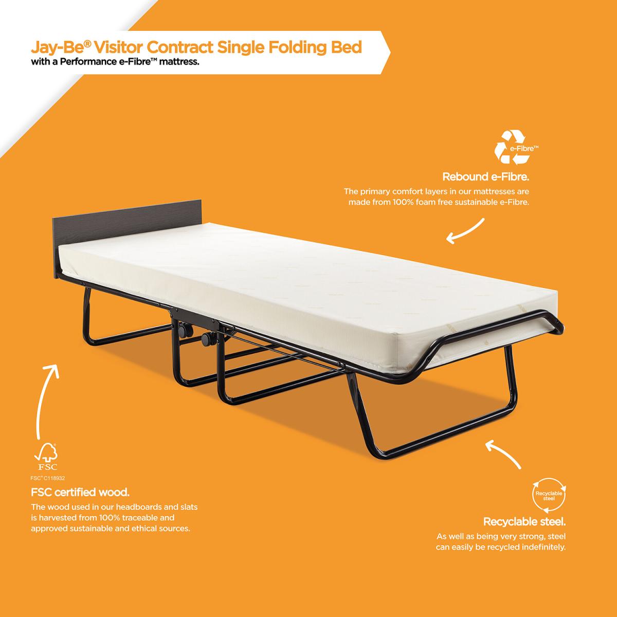 Jay-Be Visitor Contract Folding Bed – image 4