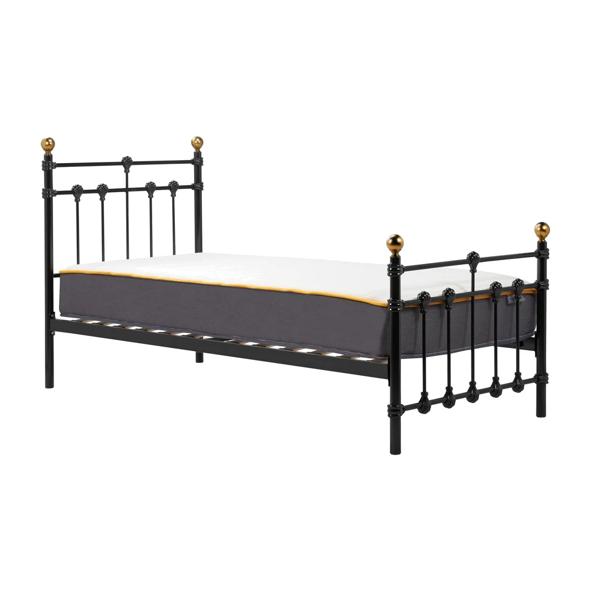 Birlea Atlas Bed - Black / Single