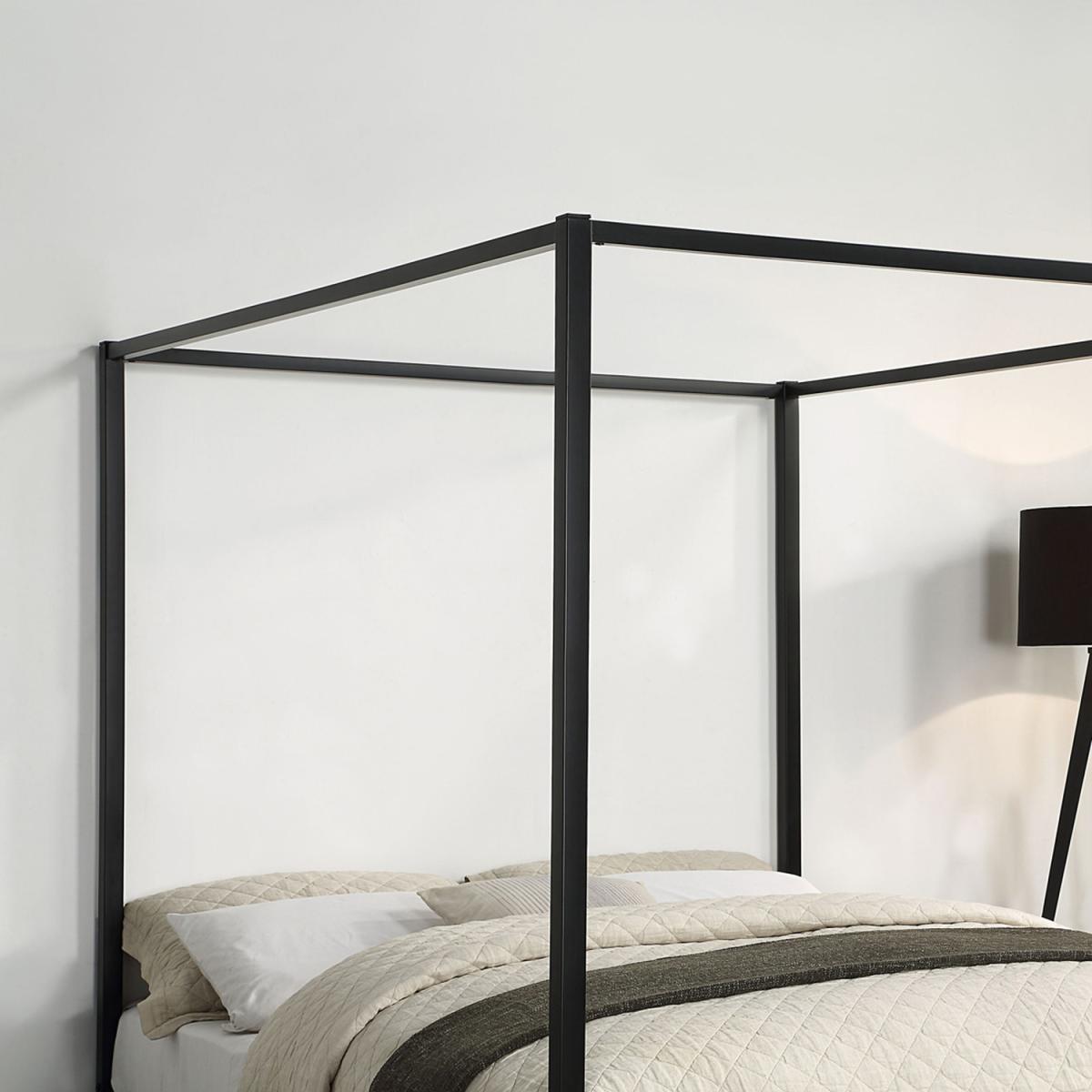Ashwell Modern 4 Poster Metal Bed Frame - White / Single – image 5