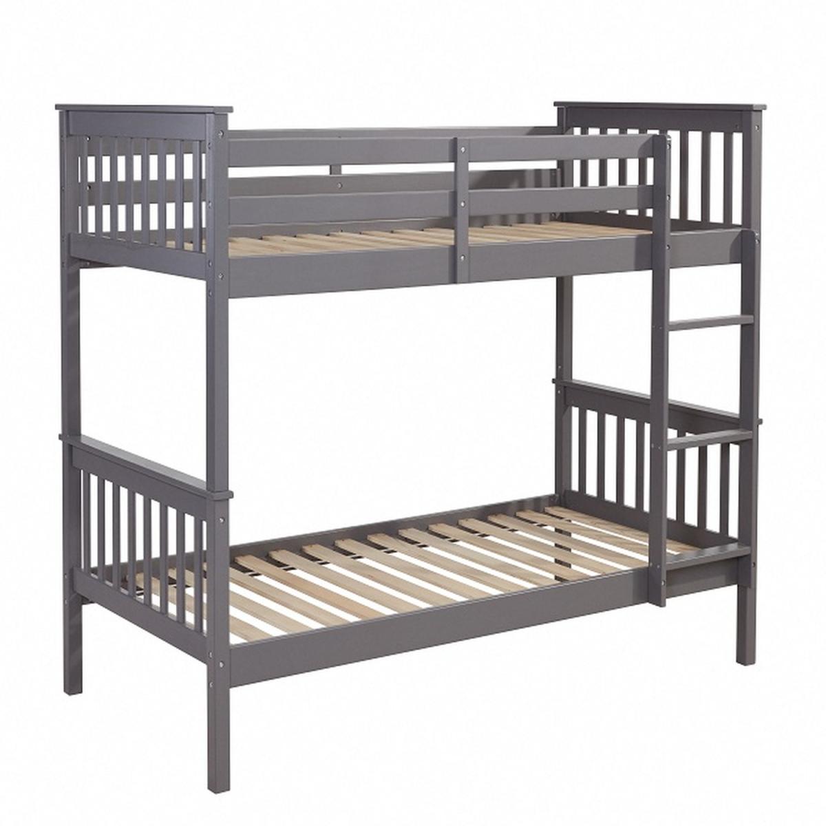 Andromeda Wooden Bunk Bed Kids Single - Grey – image 4