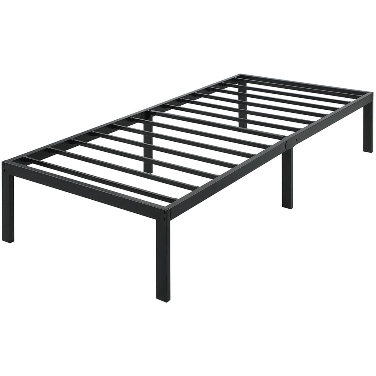 Hertford Modern Low Platform Black Bed Frame - Black / Single – image 2