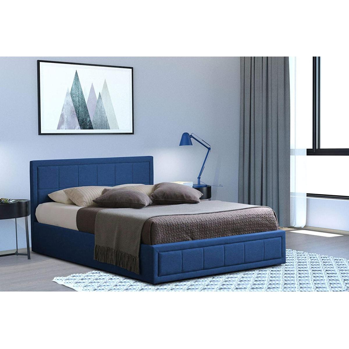 Velvet Ottoman Storage Bed Frame - Grey / Single / Yes – image 11