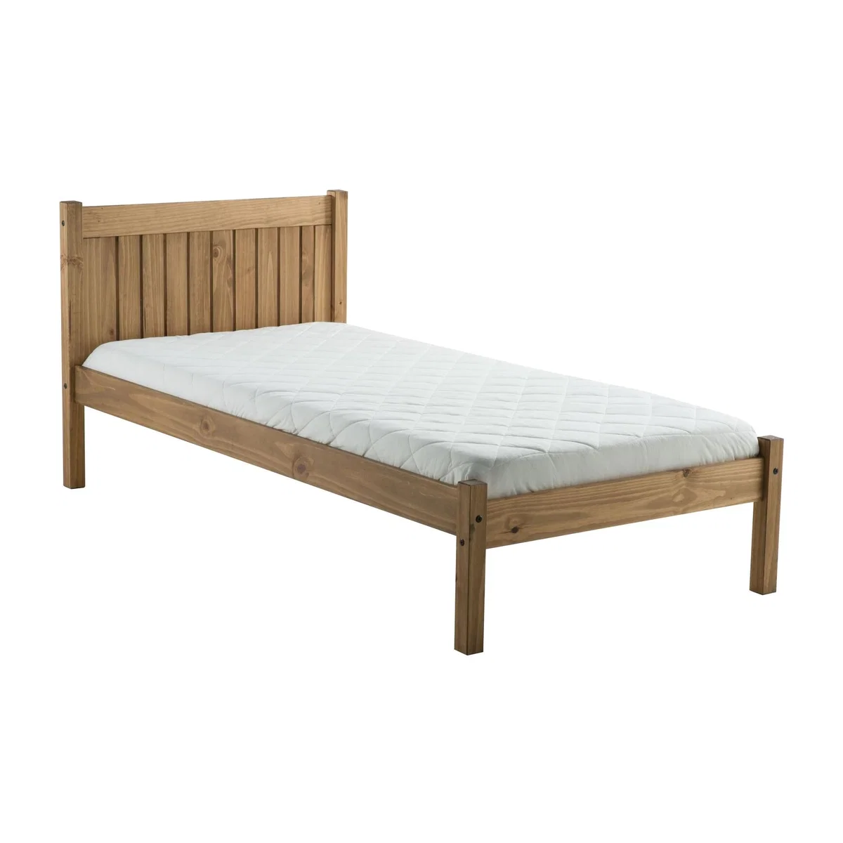 Birlea Rio Bed Pine - Brown / Yes / Single