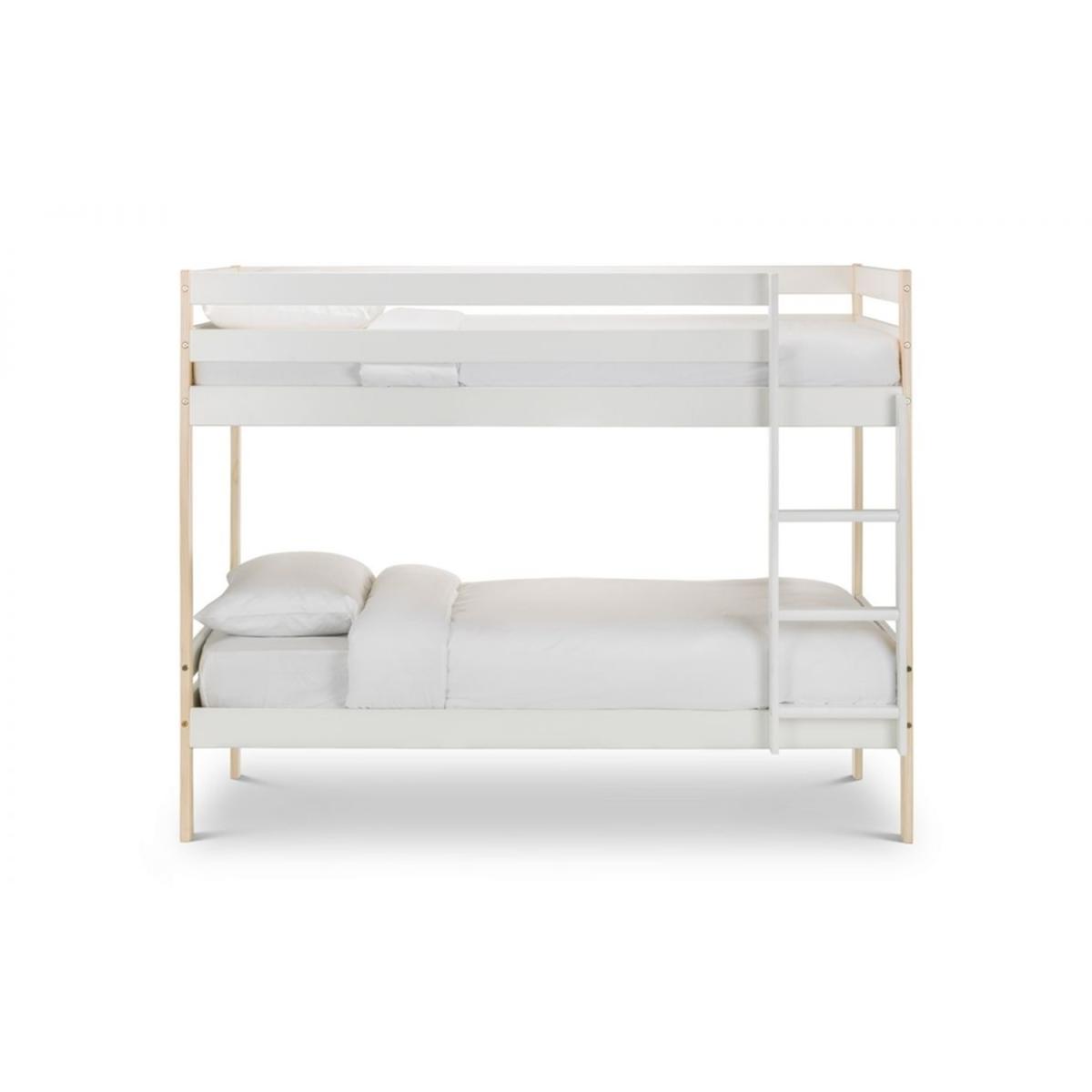 Classic Single 2 Tone Design Bunk Bed - White – image 2