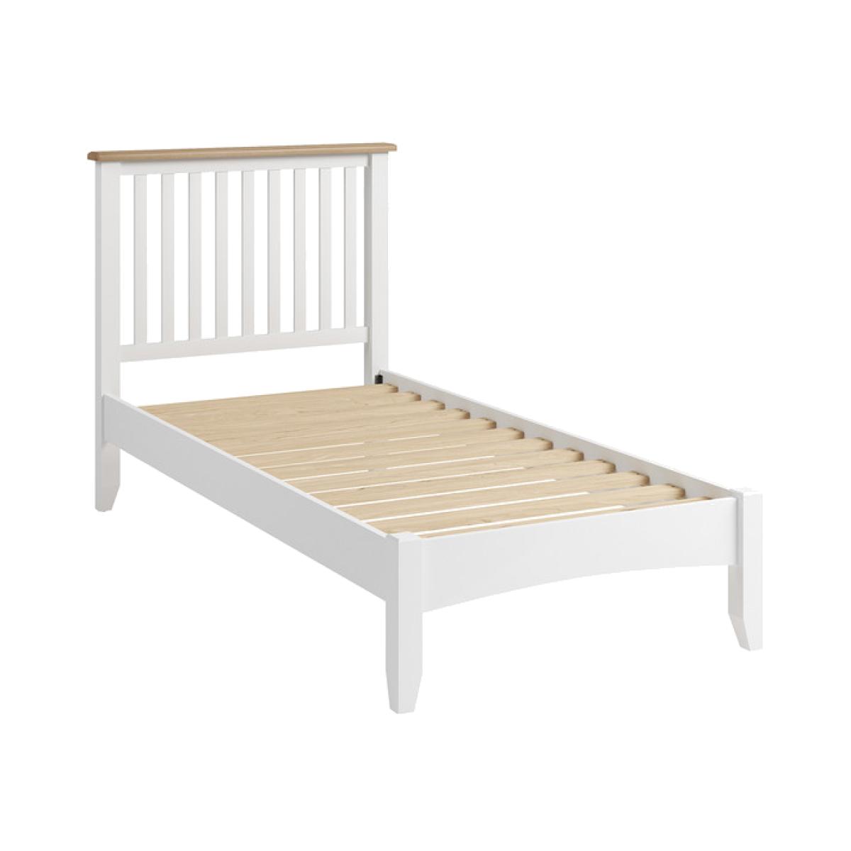 Ashford Wooden Bed - Pure White / Single – image 1