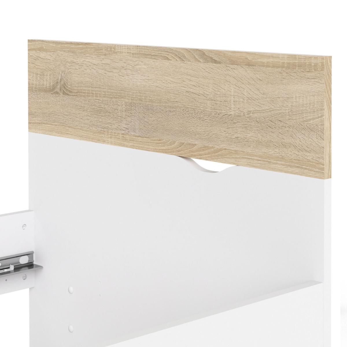 Oslo Euro Bed - White and Oak / Single – image 10