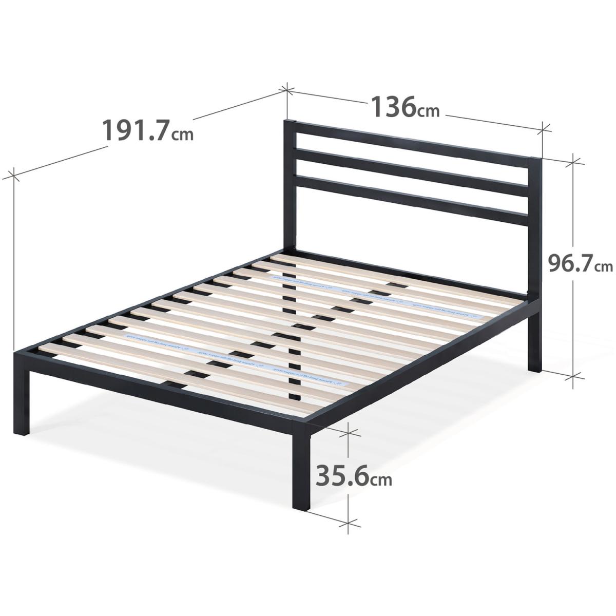 Mia Metal Bed Frame - Black / Single – image 11