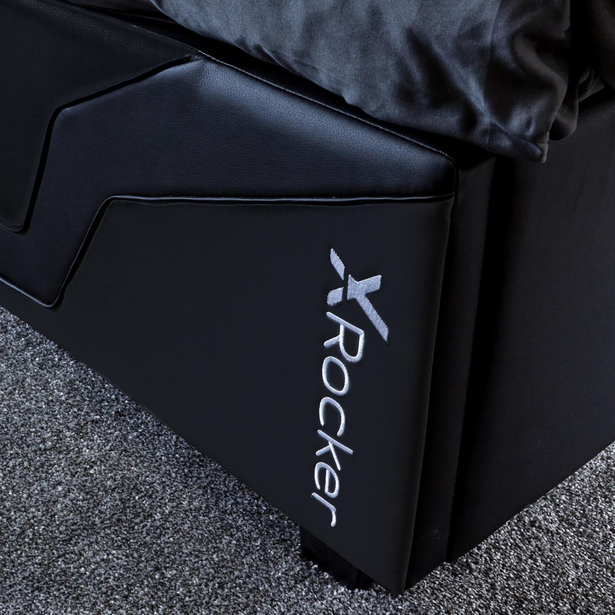 Cosmos Black RGB Single Gaming Bed in a Box with LED Lighting - Black – image 3