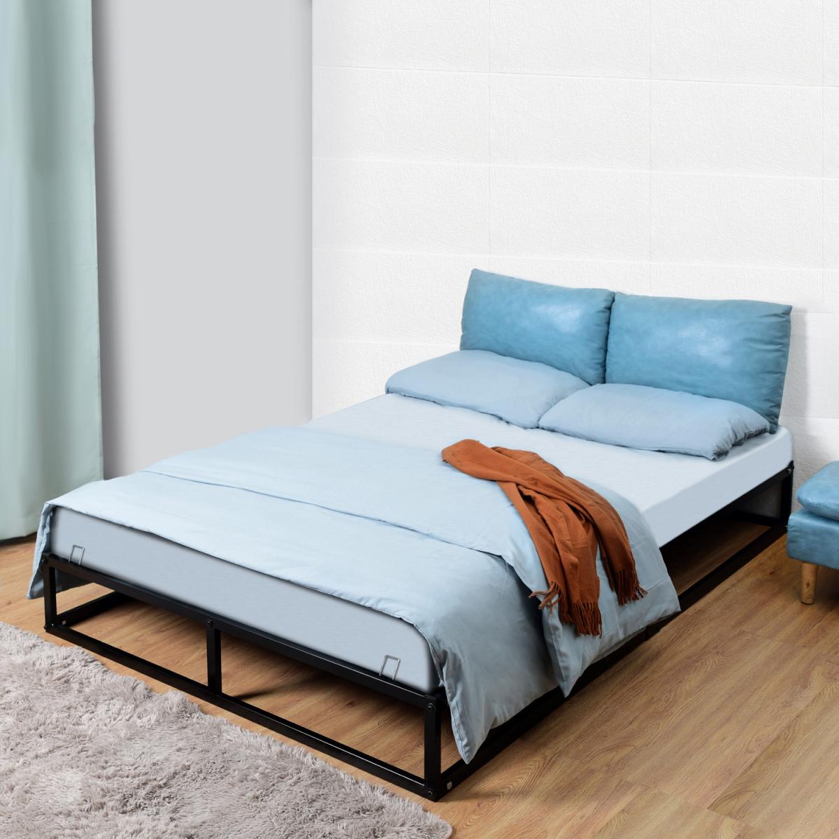 Extra Strong Metal Platform Bed Frame - Black / Single – image 11