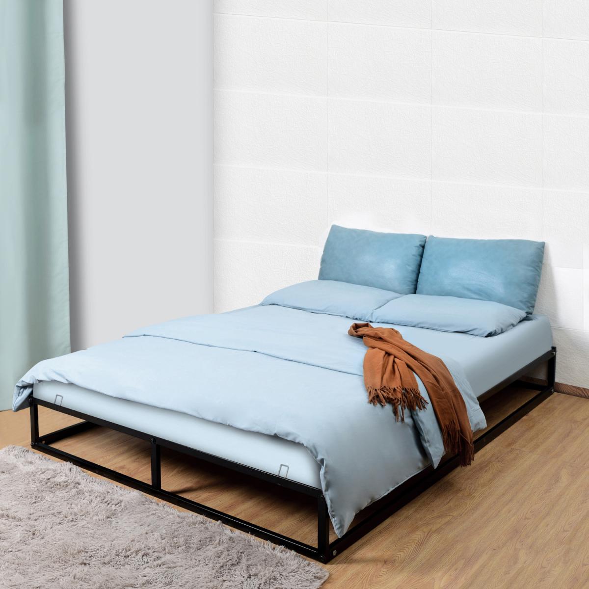 Extra Strong Metal Platform Bed Frame - Black / Single – image 4