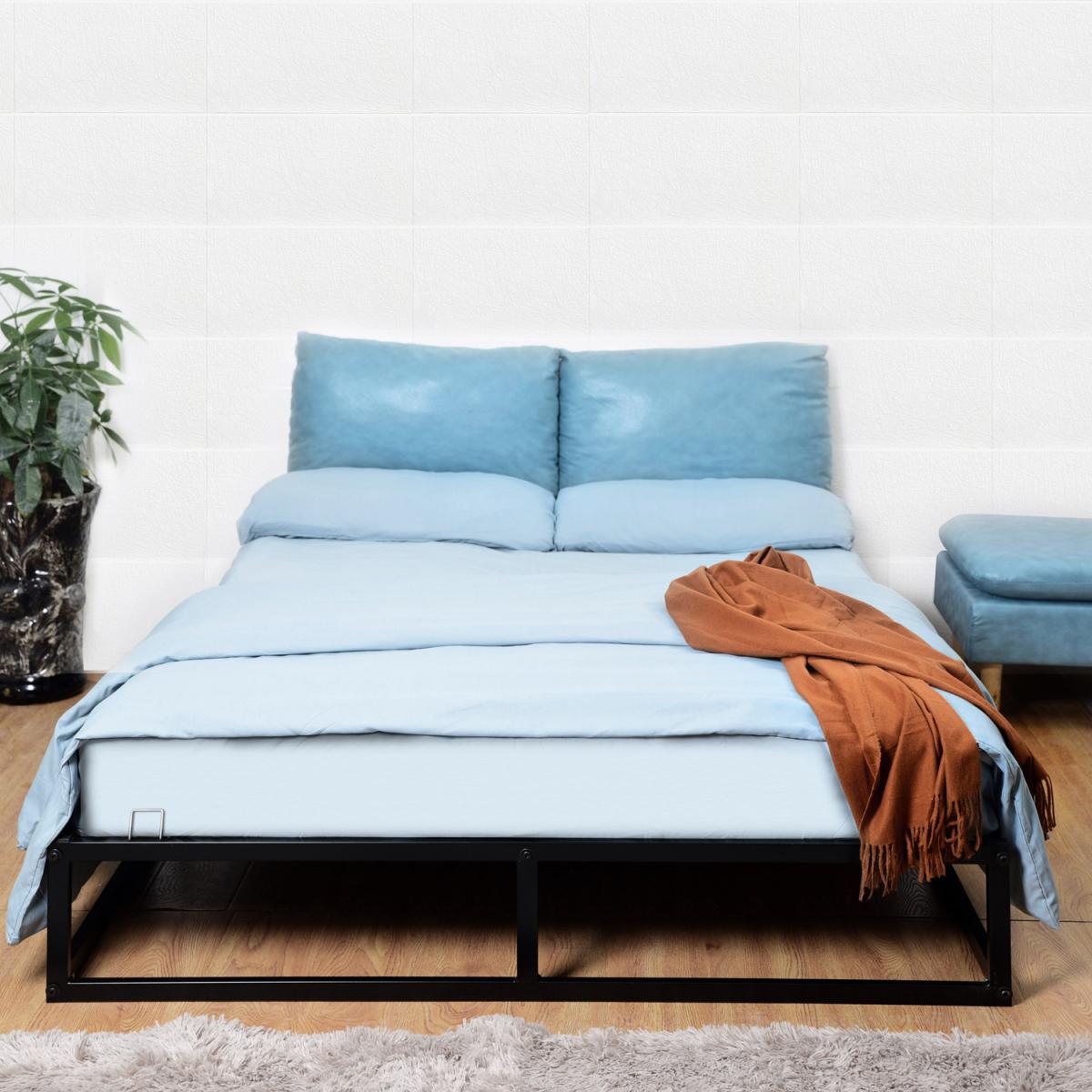 Extra Strong Metal Platform Bed Frame - Black / Single – image 8