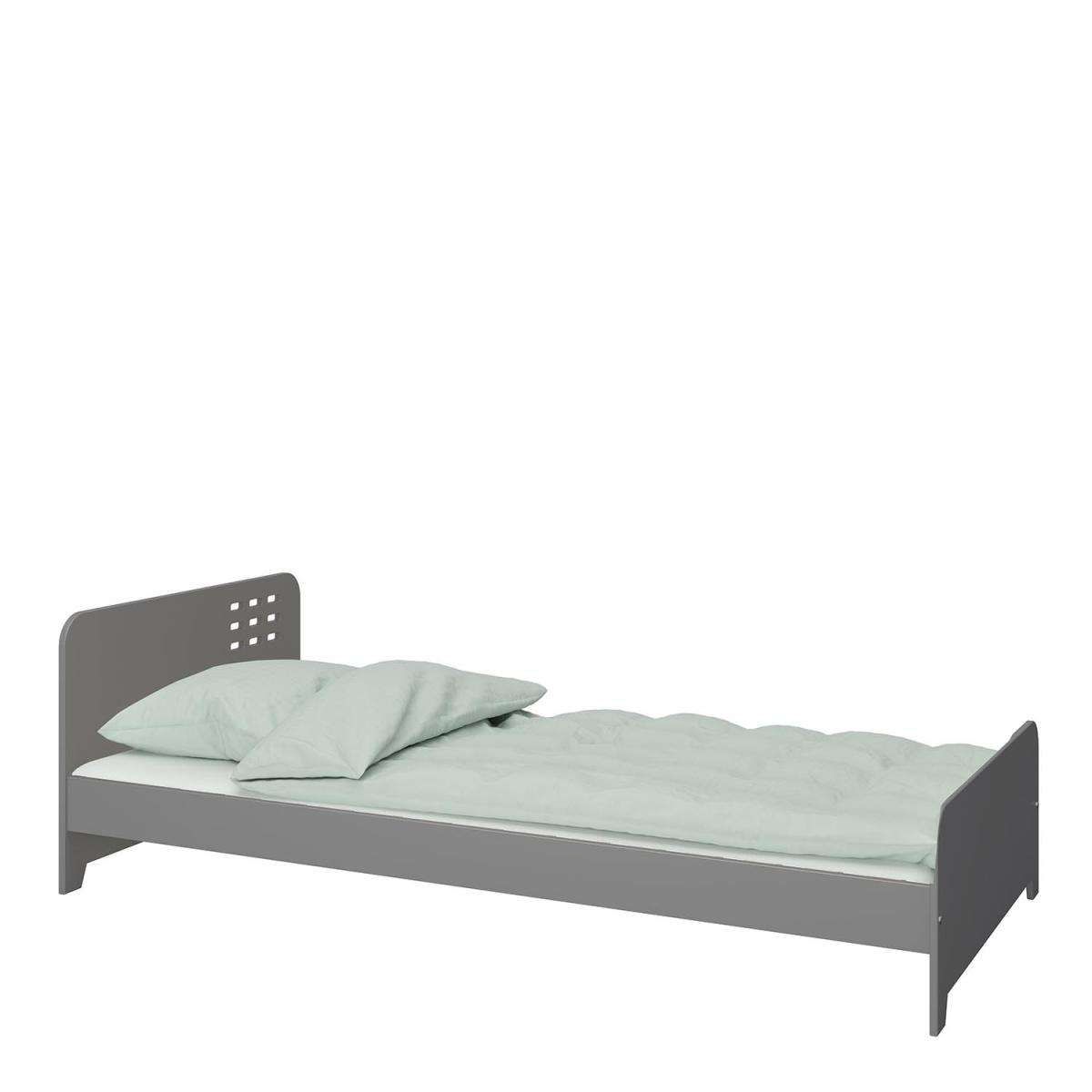 Loke Single Bed Frame - Grey – image 3