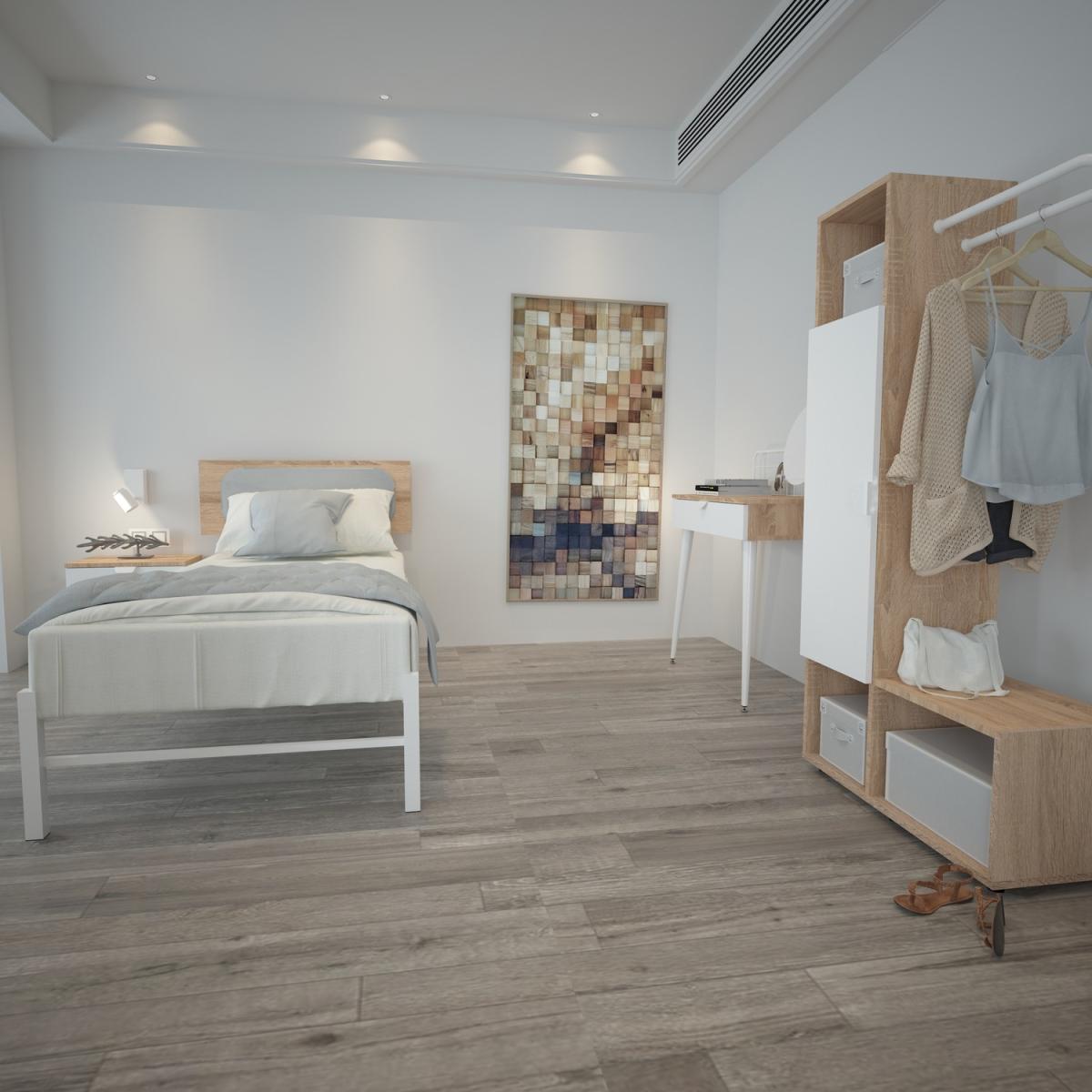 Krell Single Bed Frame - White, Sonomo – image 3