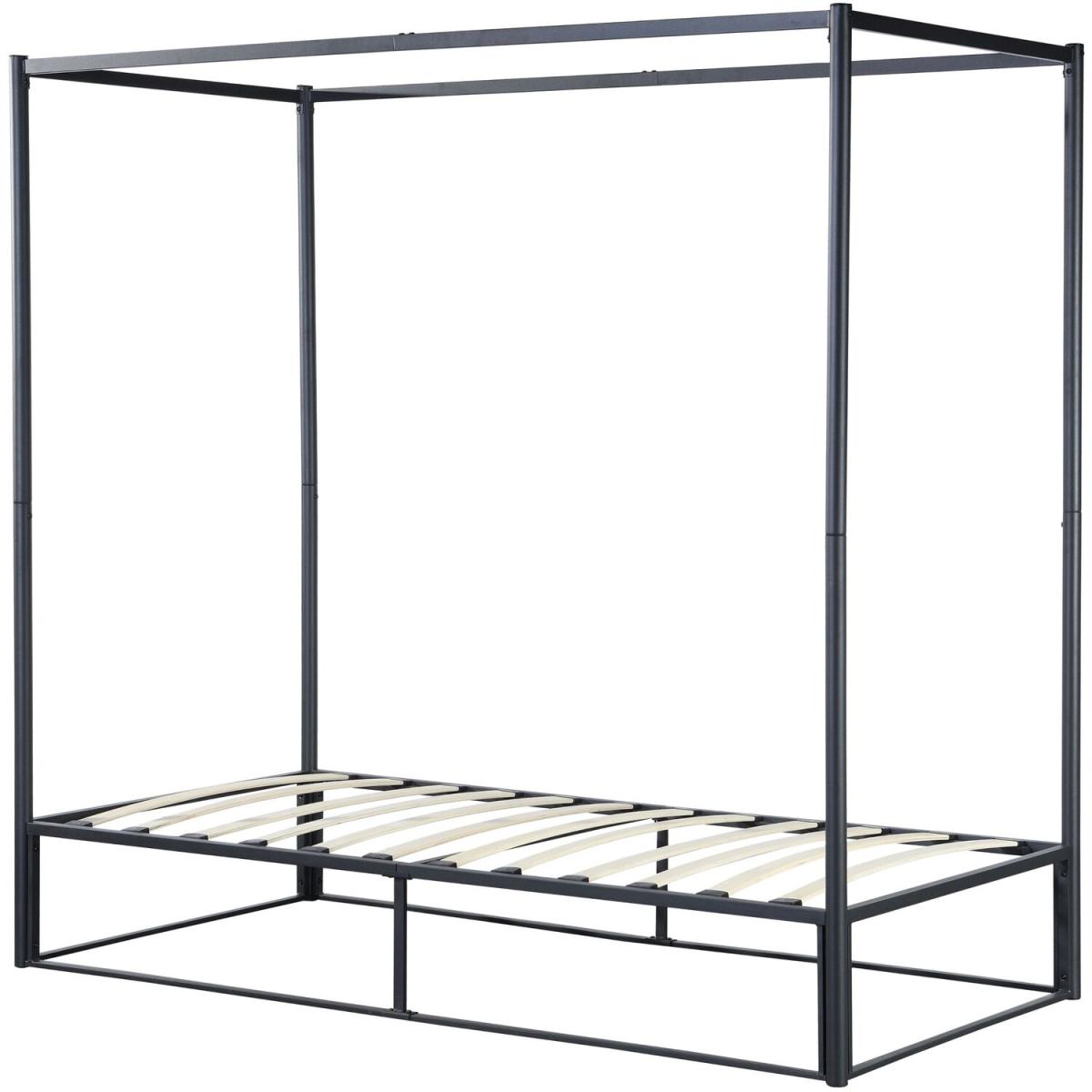 Farringdon Single Metal 4 Poster Bed - Black – image 2
