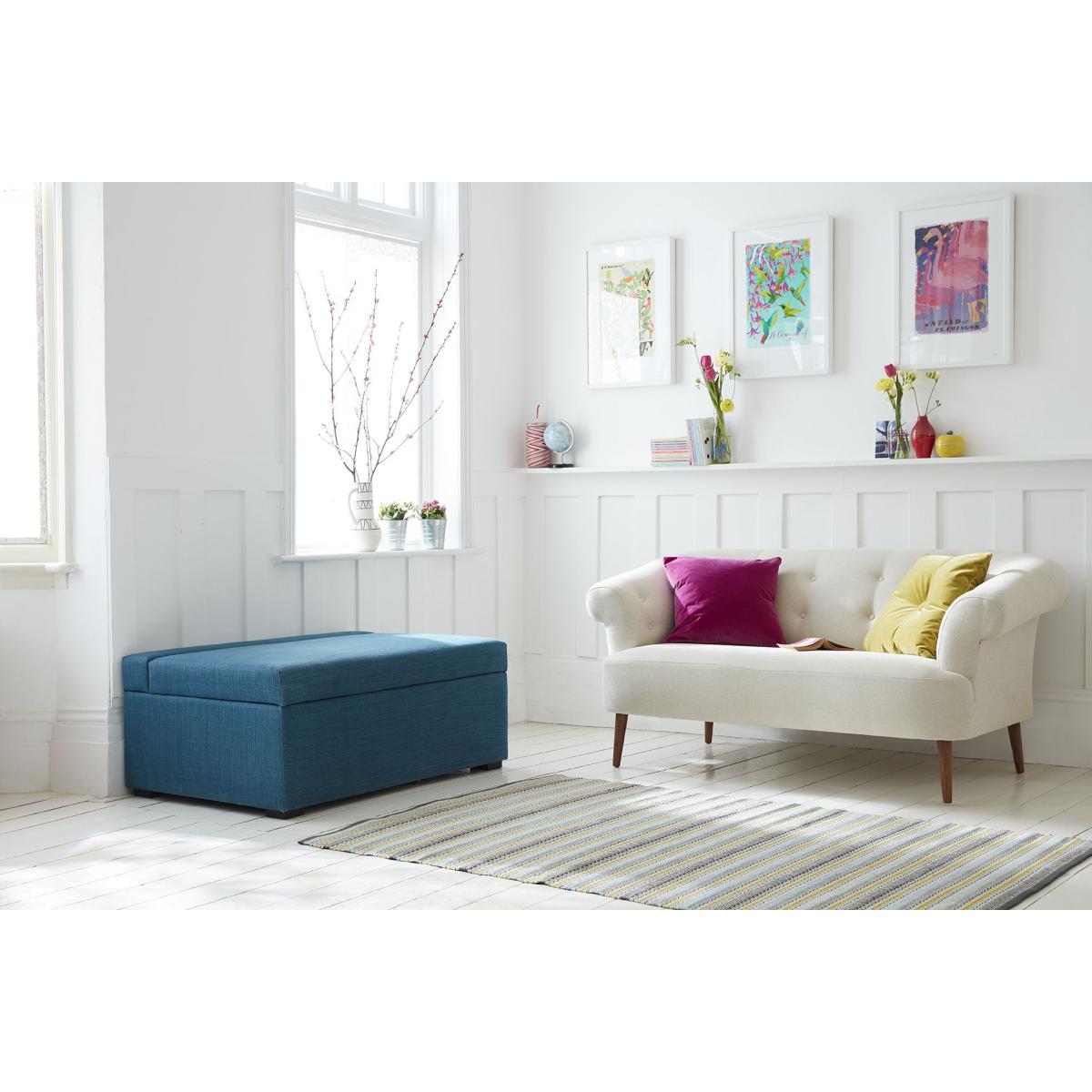 Henry Single Bed in Box in Saffron Heathland Weave - sofa.com – image 2
