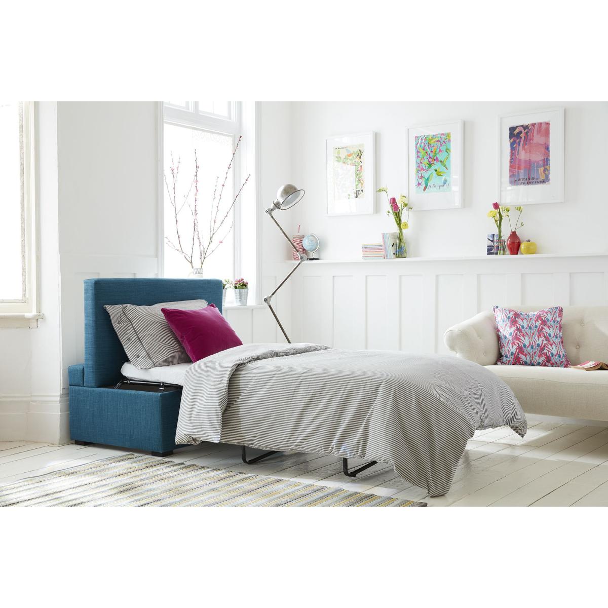 Henry Single Bed in Box in Saffron Heathland Weave - sofa.com – image 3