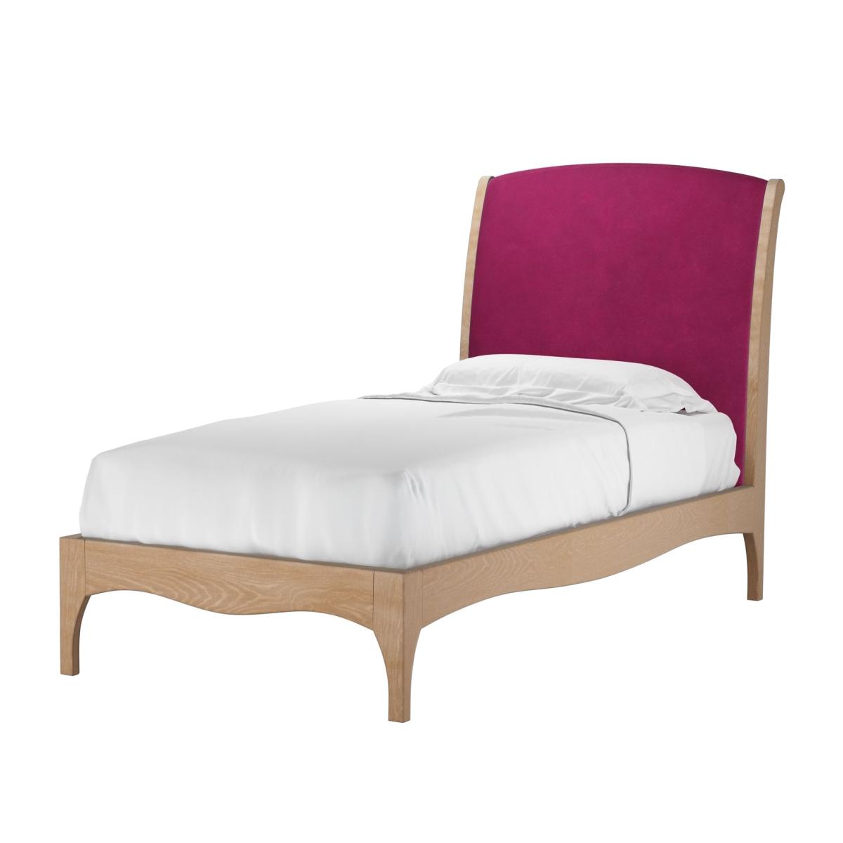 Emilia Single Bed in Persian Rose Smart Velvet – image 1