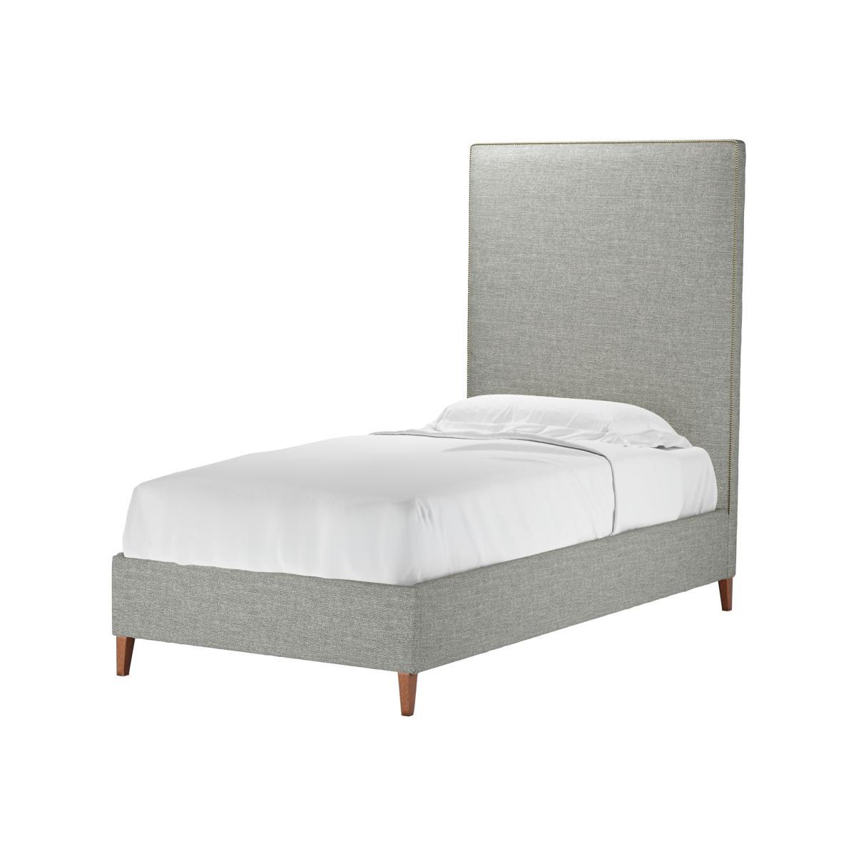 Carter 150cm Single Bed in Grey Marl Highland Tweed - sofa.com – image 1