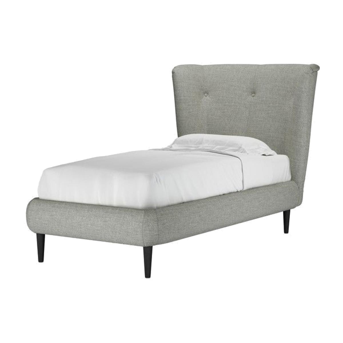Audrey Single Bed in Grey Marl Highland Tweed - sofa.com – image 1