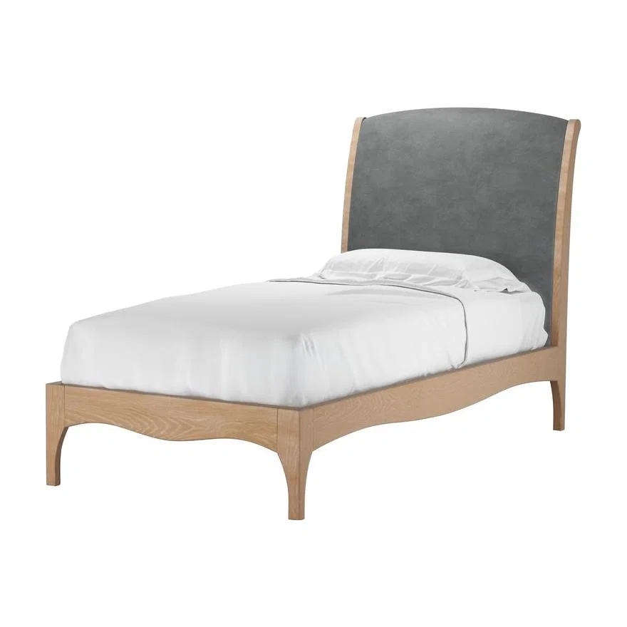 Emilia Single Bed in Niagara Powdered Leather - sofa.com – image 1