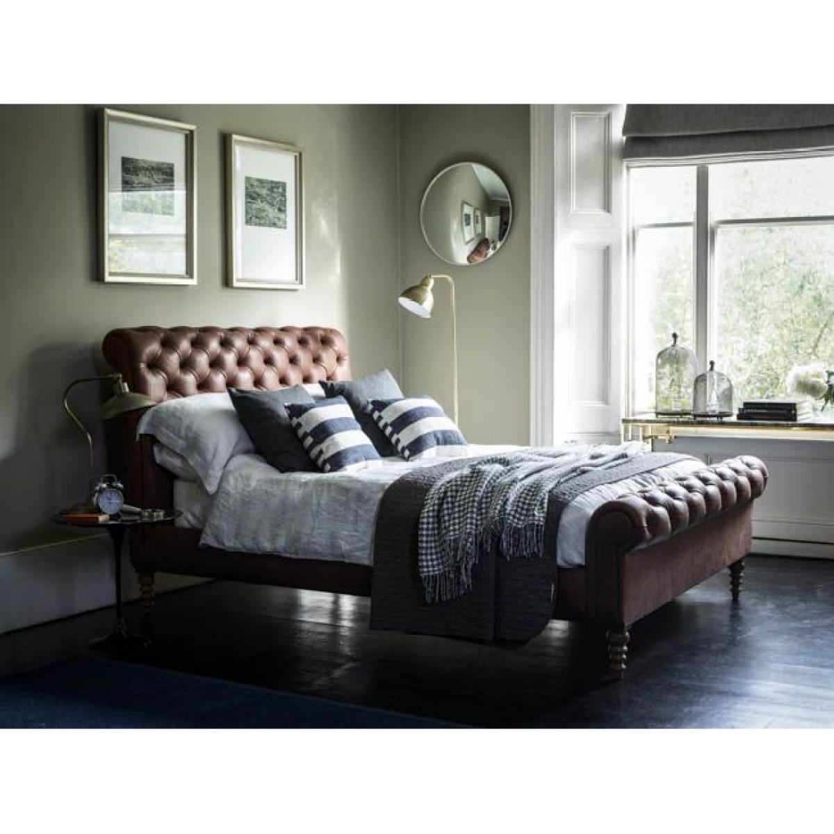 Knightsbridge Single Bed in Goodwin Grey Sandgate - sofa.com – image 2