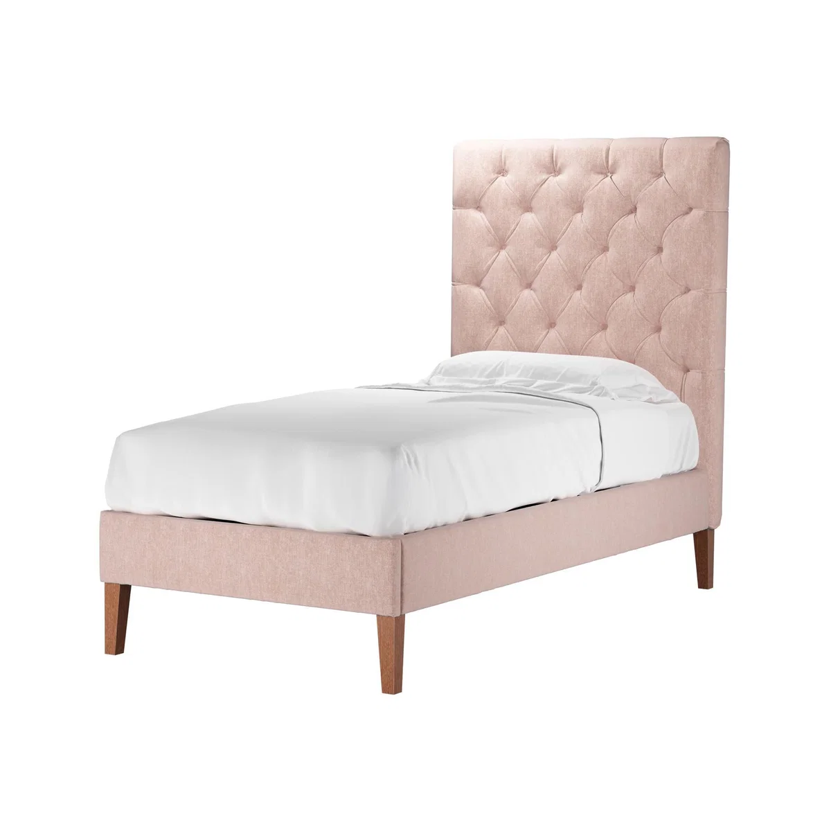 Rosalie 150cm Single Bed in Pavilion Pink Brushstroke - sofa.com