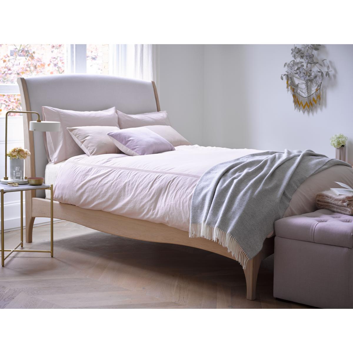 Emilia King Bed in Cadet Soft Chenille - sofa.com – image 2