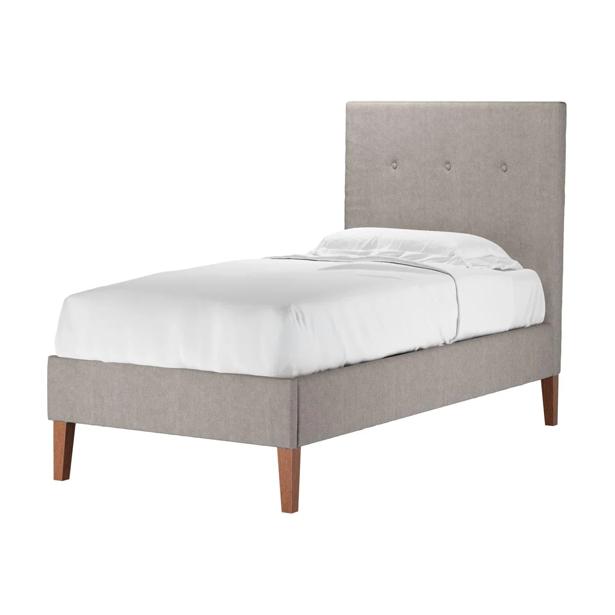 Avery 130cm Single Bed in Serene Vermeer Linen - sofa.com
