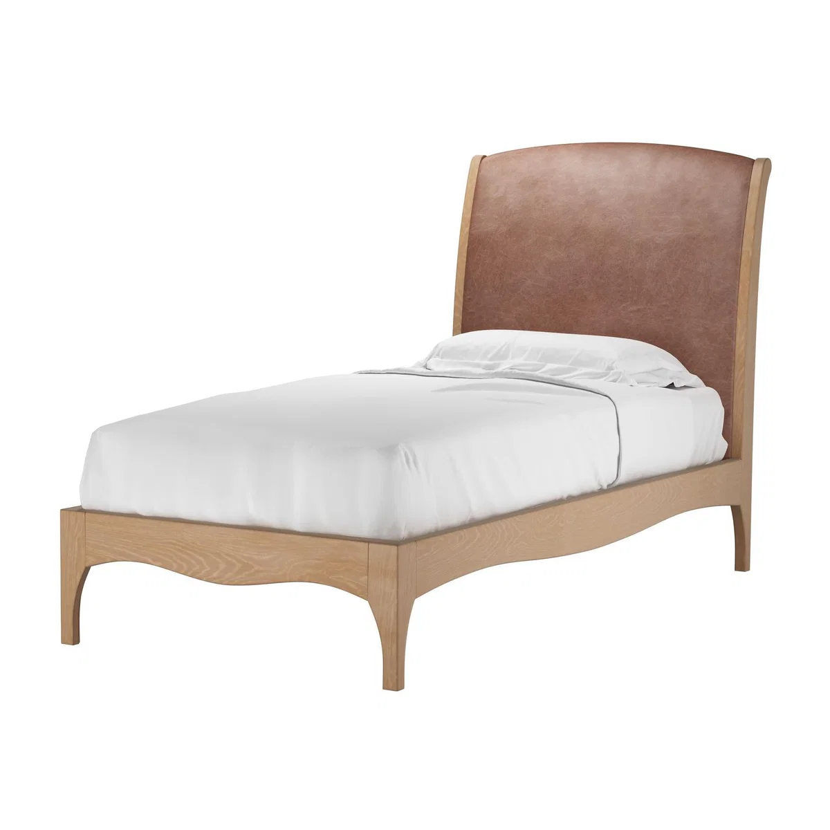 Emilia Single Bed in Satchel Vintage Leather - sofa.com – image 1