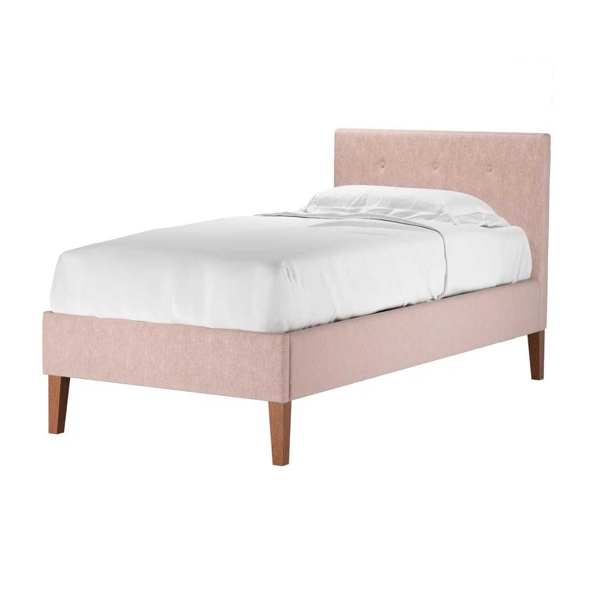 Avery 100cm Single Bed in Pavilion Pink Brushstroke – image 1